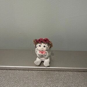 dreamcicles cherub blowing kisses vintage flower crown